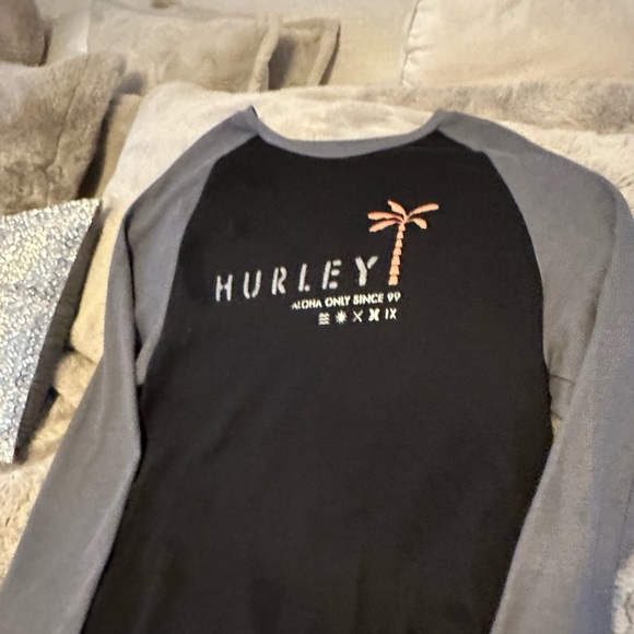 Nwot HURLEY LONG SLEEVE COTTON CREW NECK XL. - Picture 3 of 5